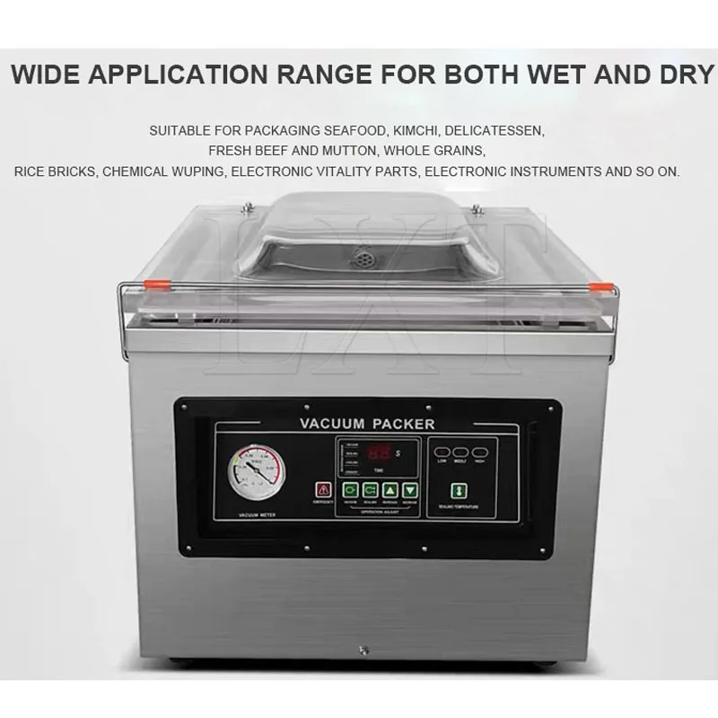 Машина для вакуумной упаковки мяса с одной камерой