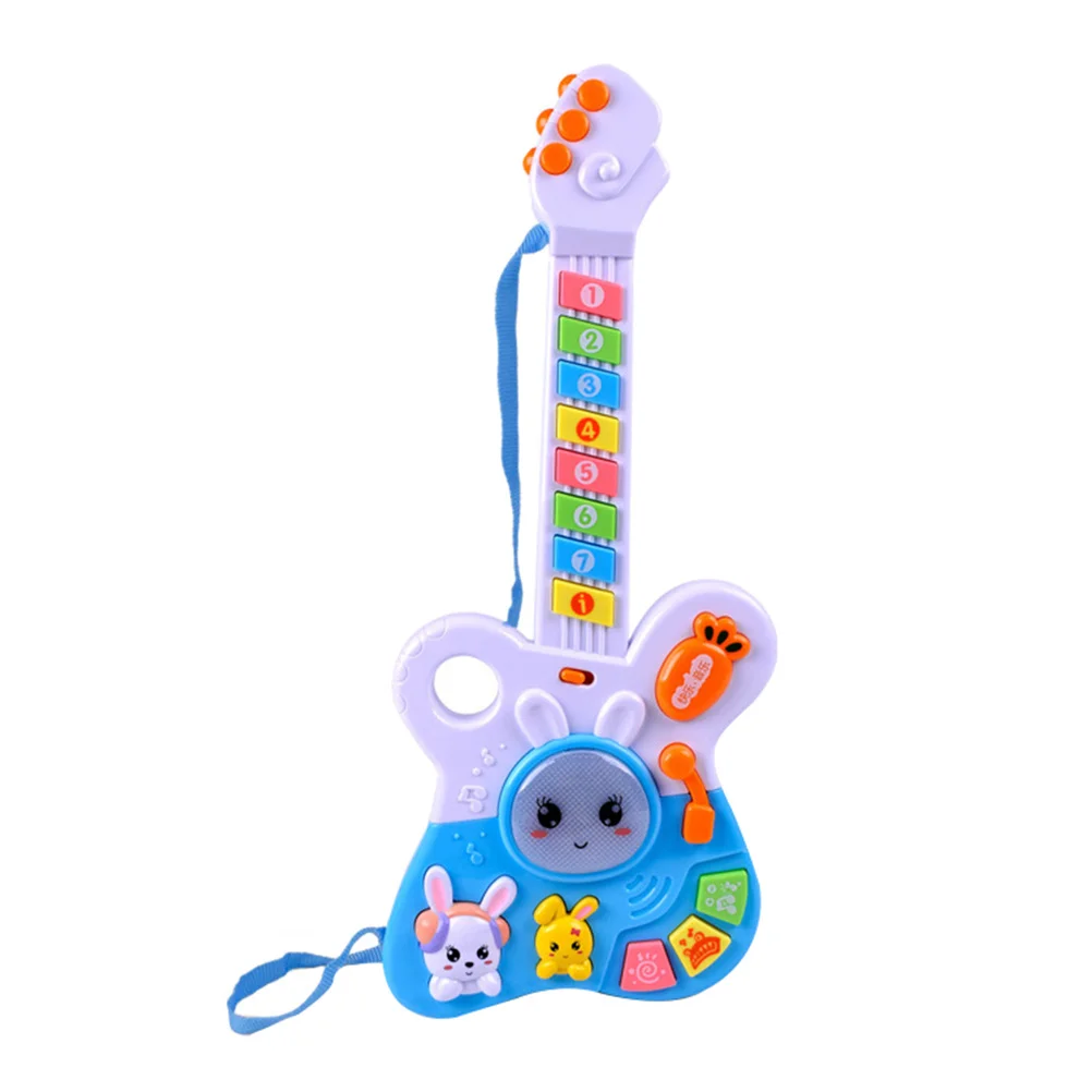 

Children Toy Guitar Plaything Musical Instrument (without ) Random Color