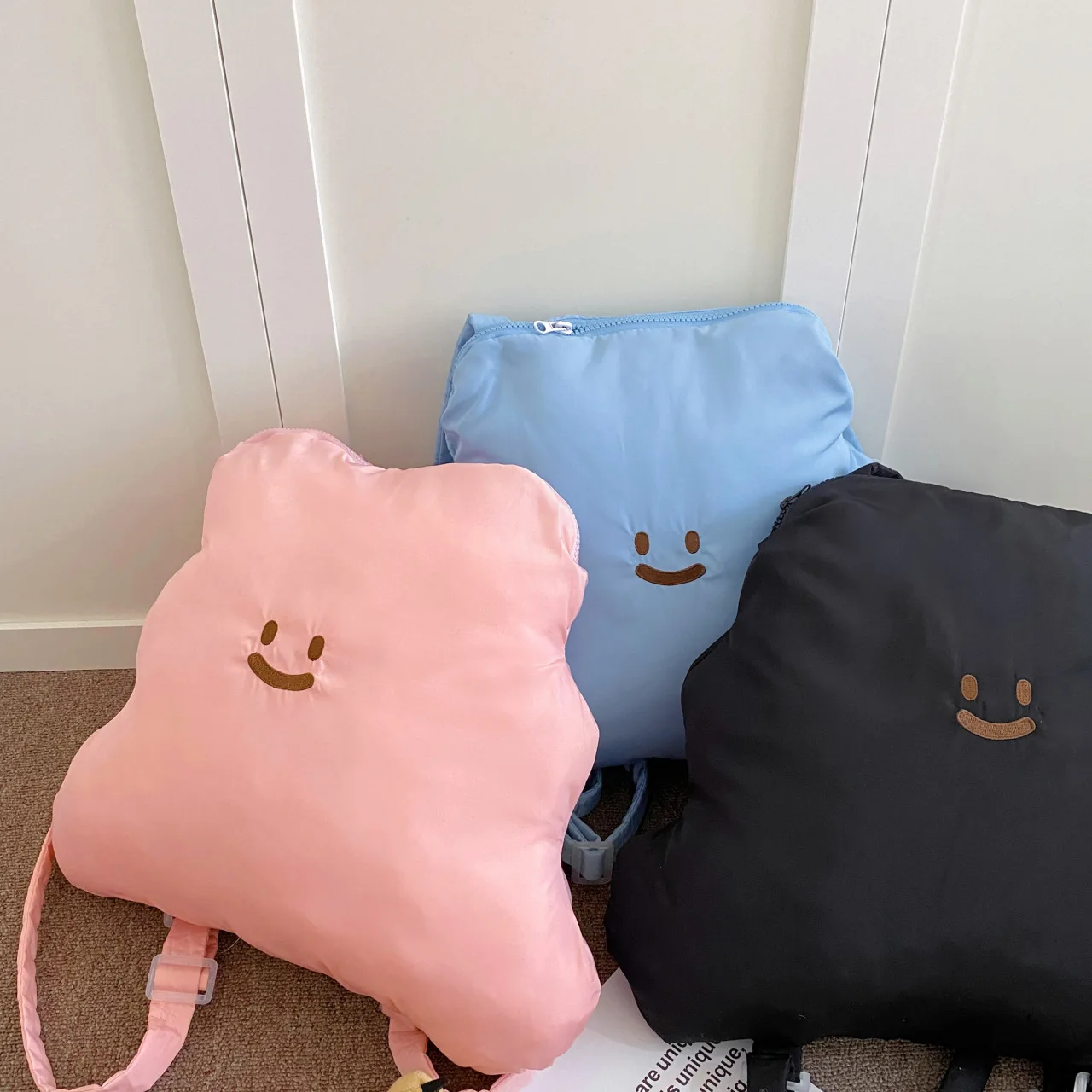 

Женский нейлоновый рюкзак Y2k, дизайнерская милая детская школьная сумка, женская новая дорожная сумка в Корейском стиле, индивидуальный рюкзак с розовыми облаками