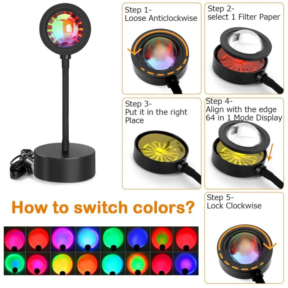 Bluetooth-проектор светодиодный с пультом ДУ 64 цвета