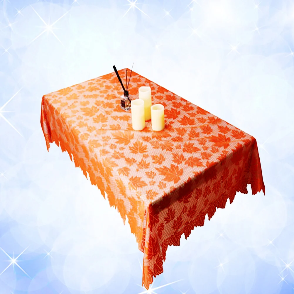 Banquet Wedding Maple Leaf Pattern Tablecloth Table Decoration for Thanksgiving Party Banquet