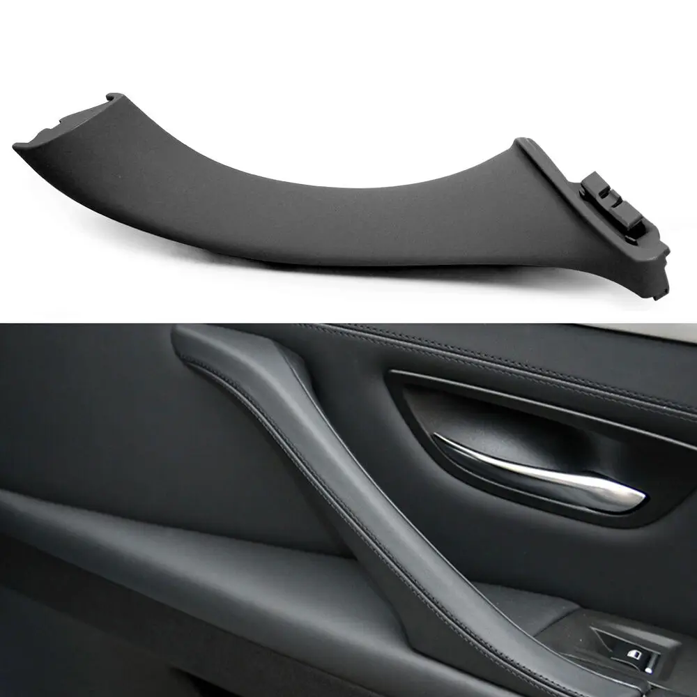 

Door Panel Handle Pull Inner Trim Right Front Rear Black For BMW 5 Series F10 F11 2010-2016