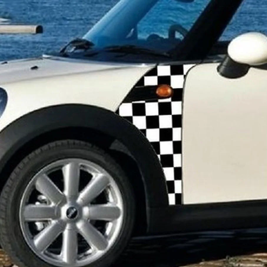 Белый черный клетчатый флаг гоночный многоцелевой квадратный мотоцикл открытый