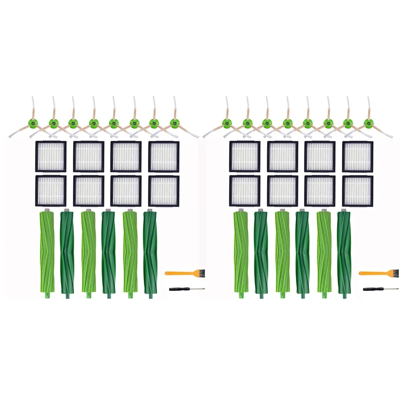 

42PCS Rolling Brush Hepa Filter Side Brush For Irobot Roomba I7 E5 E6 I Series Robot Vacuum Cleaner Replacement