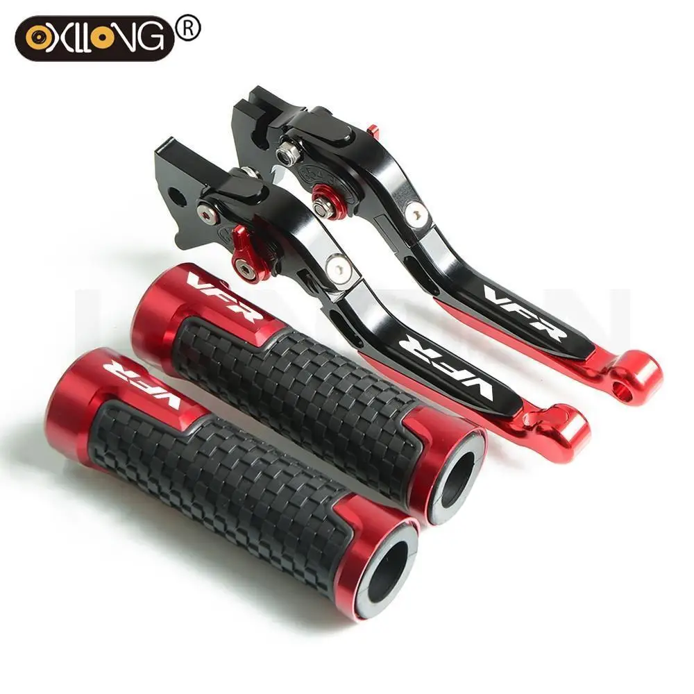 

For Honda VFR750 VFR800 F Motorcycle Aluminum Brake Clutch Levers & Handlebar Handle bar Grips VFR 750 91-97 VFR 800 F 2002-2017