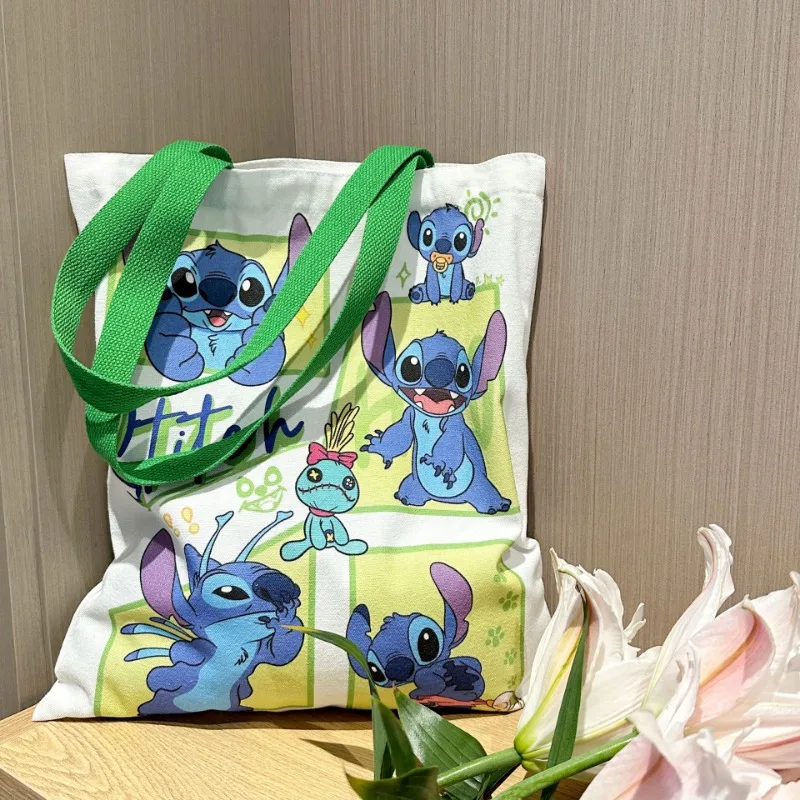 Disney Stitch Card большая вместительная женская милая модная сумка на плечо
