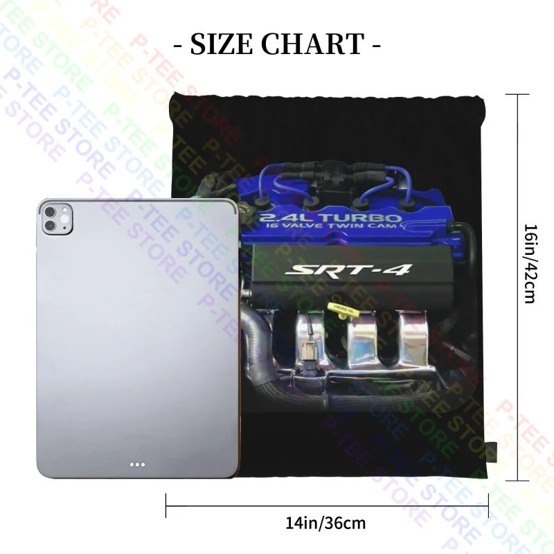 Неоновая спортивная сумка на шнурке с двигателем л