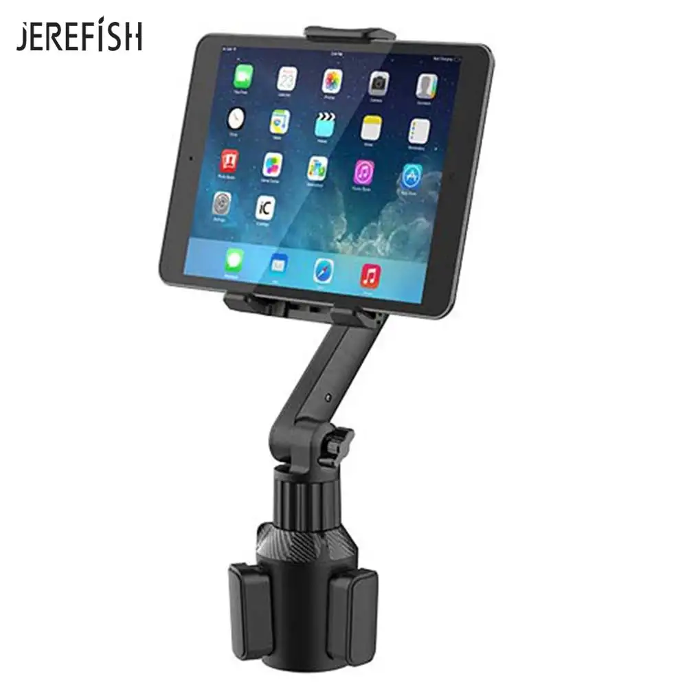 

Tablet Cup Holder Mount 360 Adjustable Smartphone Holder Car 270 Tilt Bar Triangular Base Ram Mount Tablet Holder For SUVs