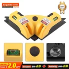 Лазерный уровень, угол 90 градусов, квадратный, миниатюрный, лазерный, измерительный инструмент, электронный измерительный инструмент