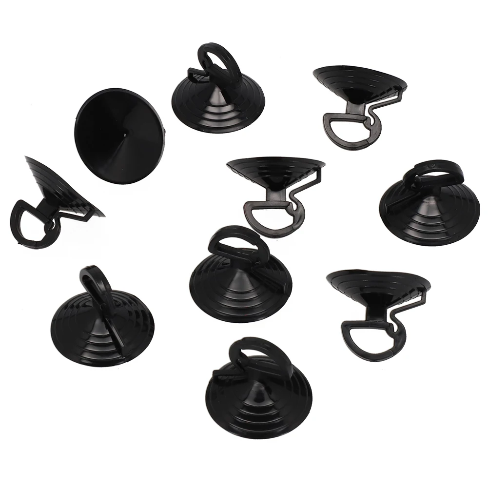 

High Quality Practical Durable Exquisite Brand New Car Sunshade Sucker 10Pcs Car Sunshade Hook Sucker Holder PVC