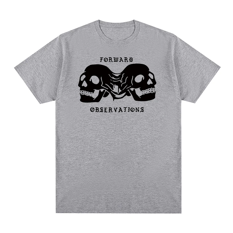 

Forward Observations Group FOG Skeleton Gray T-shirt Death Satan Vintage Cotton Men New TEE TSHIRT Womens Tops