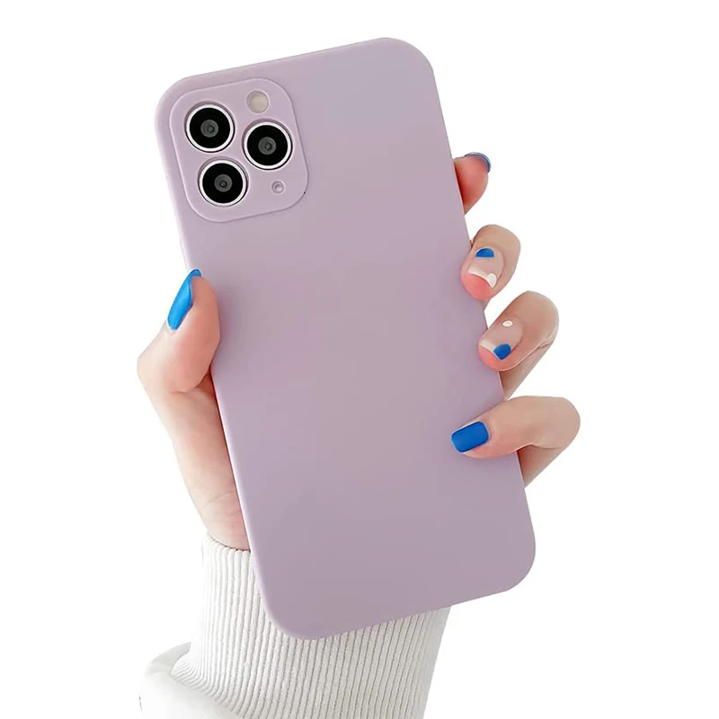 

For iPhone 13 12 11 Pro Max Case Luxury Original Liquid Silicone Soft Cover For iPhone 8 7 Plus Xr X Xs Max 6s 6 Shockproof Case