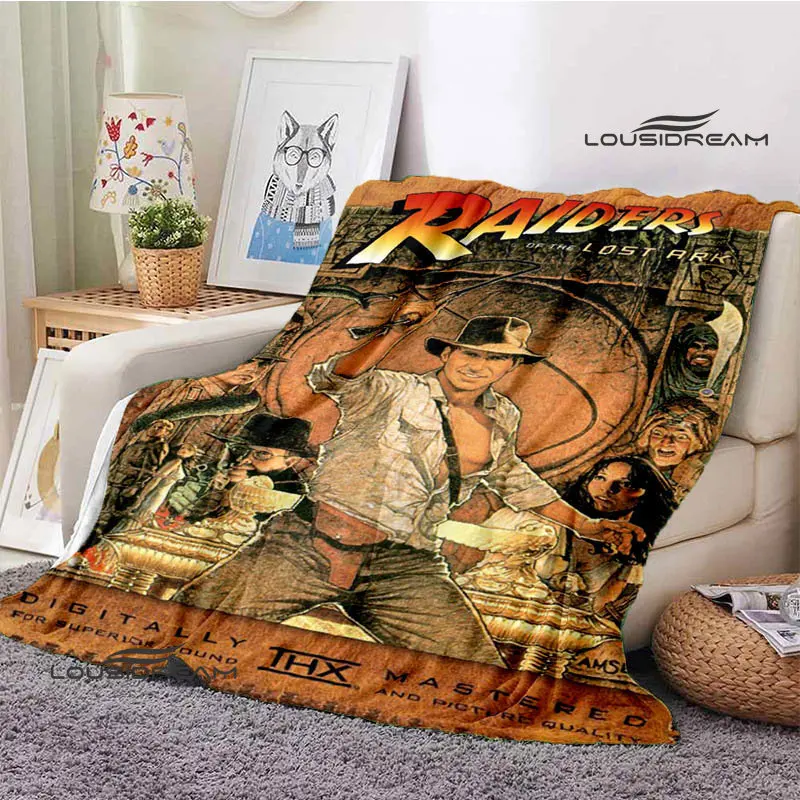 

Одеяло Raiders of the Lost ARK с ретро-принтом, Детские теплые одеяла, мягкое и удобное одеяло, подарок на день рождения