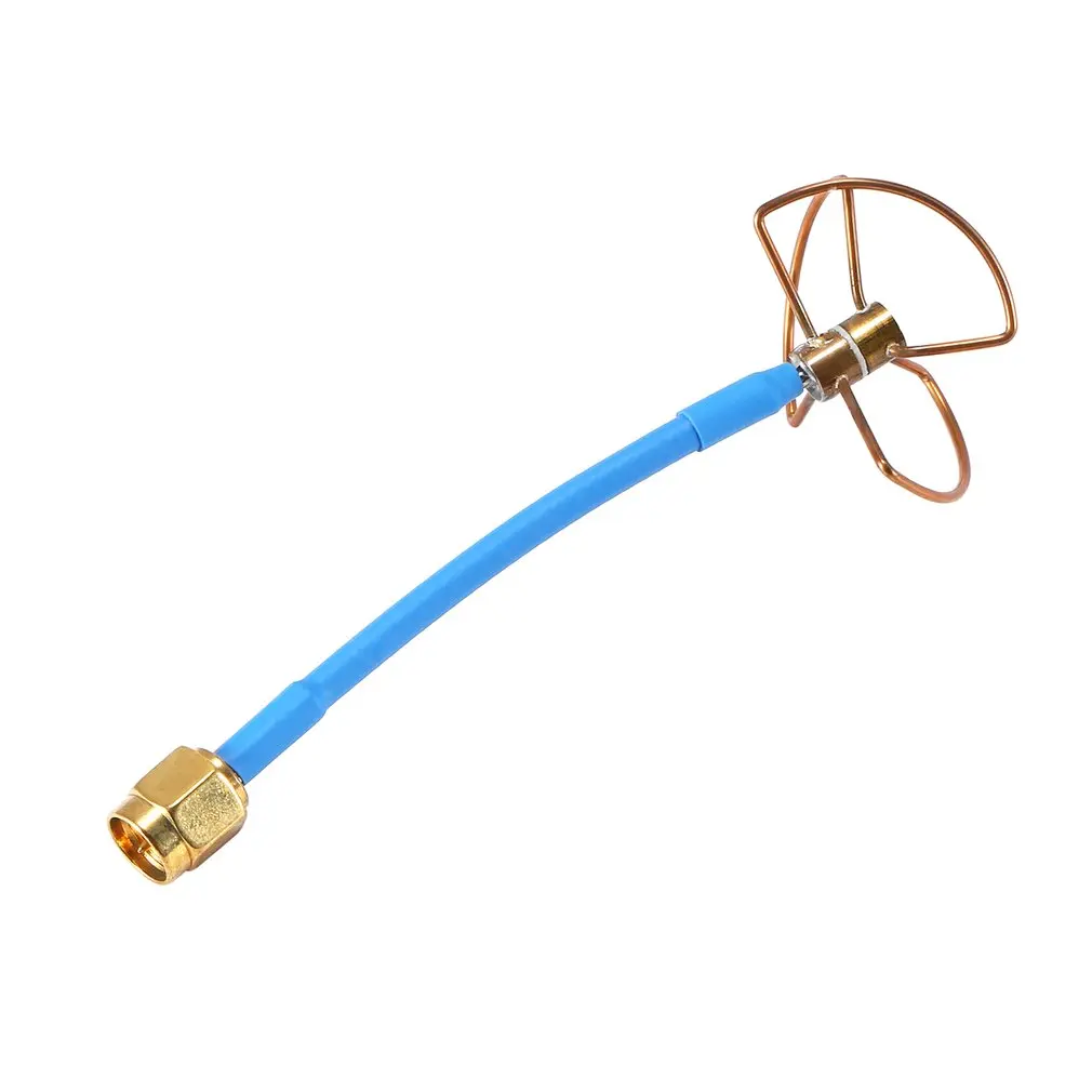 

Antenna Three-leaf Straight Inner Needle Blue Casing Antenna 5.8G RC FPV Antenna For Transmitter Strong Signal Reception