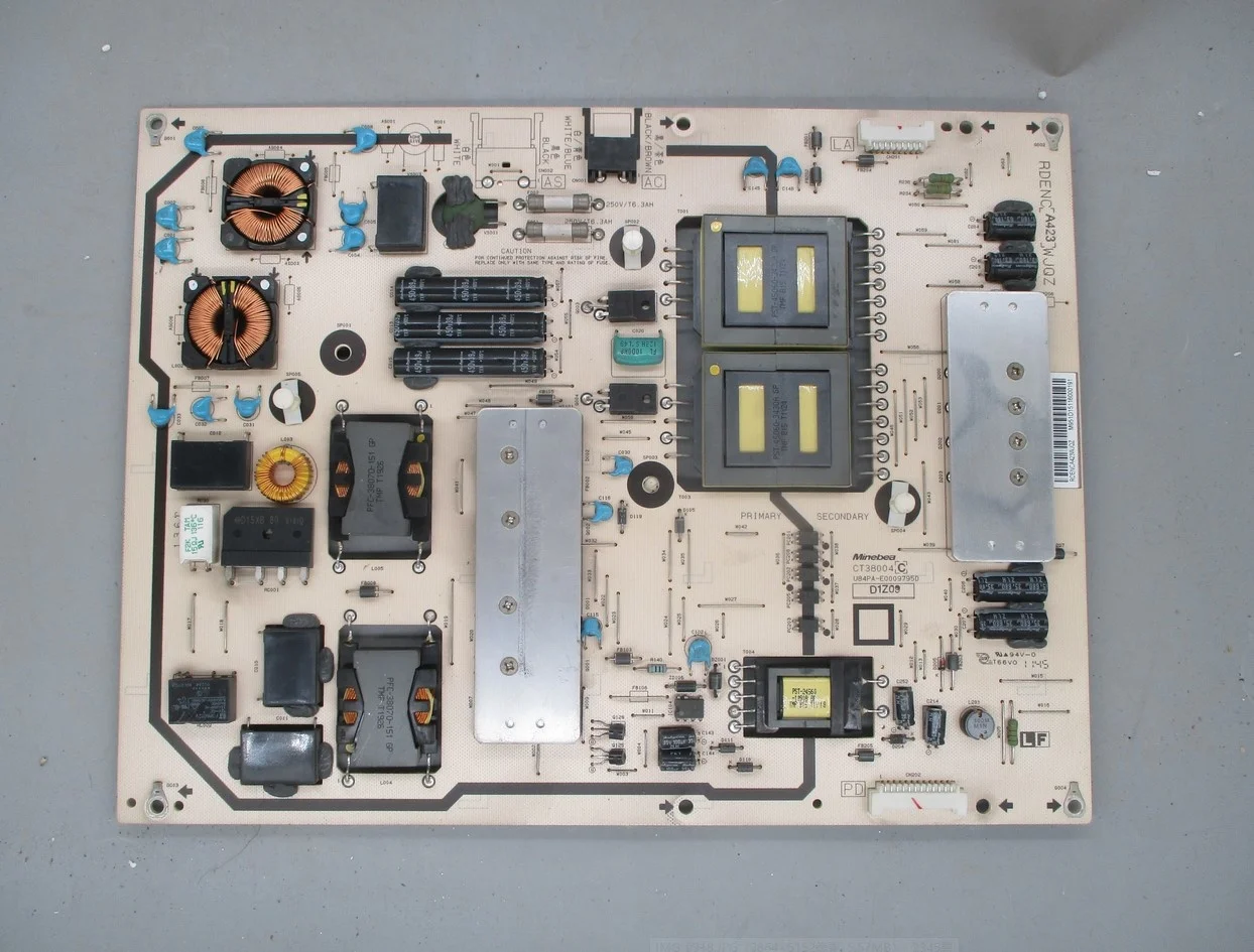 

Disassemble for sharp lcd-52x50a power board rdenca423wjqz ct38004 C