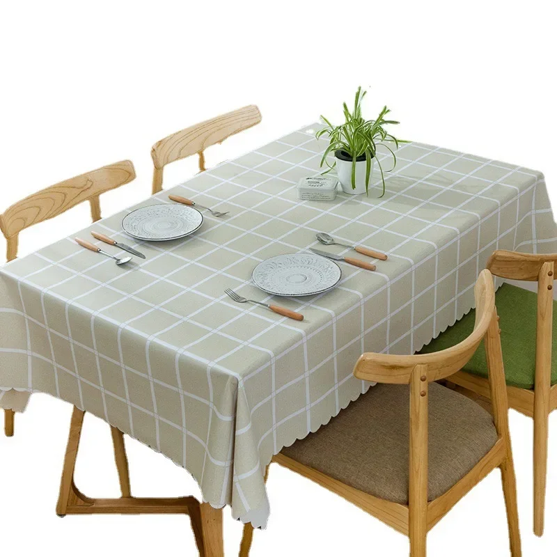

Nordic PVC tablecloth waterproof, oil proof, and wash free decorative stall, homestay, hotel, restaurant, F5T266
