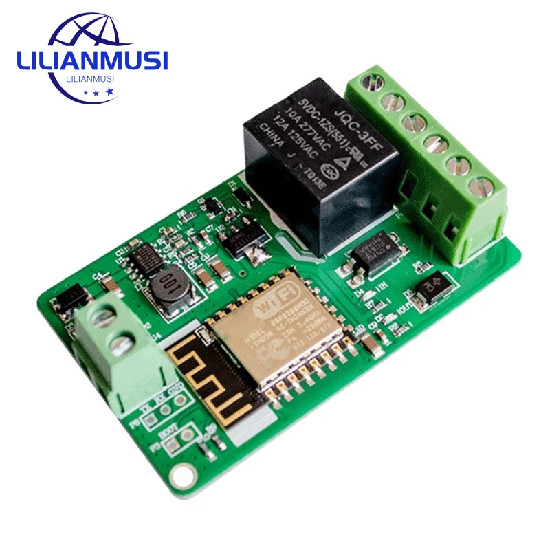 Сетевое реле A21, Новое поступление, 1 шт., зеленый ESP8266, 10 А, 220 В, модуль Wi-Fi, входные модули постоянного тока 7 В ~ 30 в