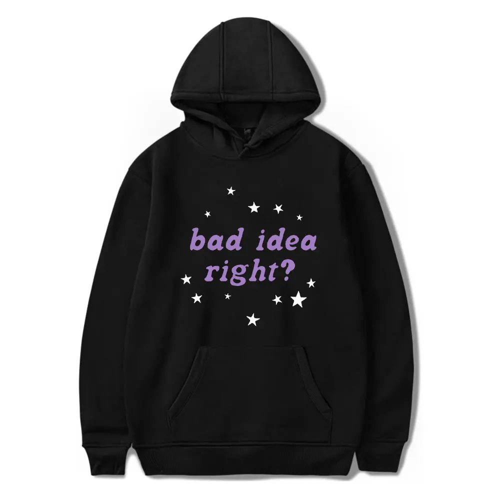 

Olivia Rodrigo Hoodies bad idea right Album Merch Print Unisex Fashion Funny Casual Sweatshirts