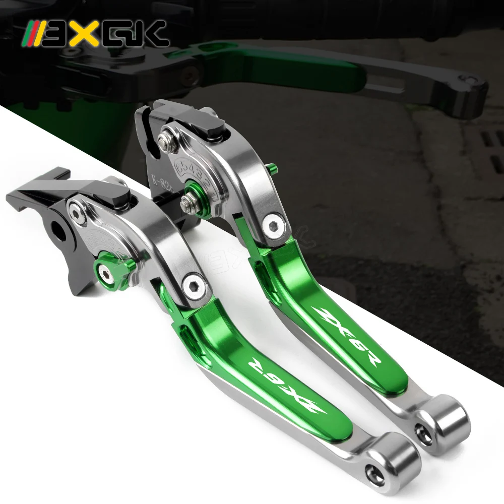 

For Kawasaki ZX6R ZX 6R 636 ZX6 R ZX-6R 2007-2015 2016 2017 2018 Motorcycle Accessories Adjustable Brakes Clutch Levers Handle