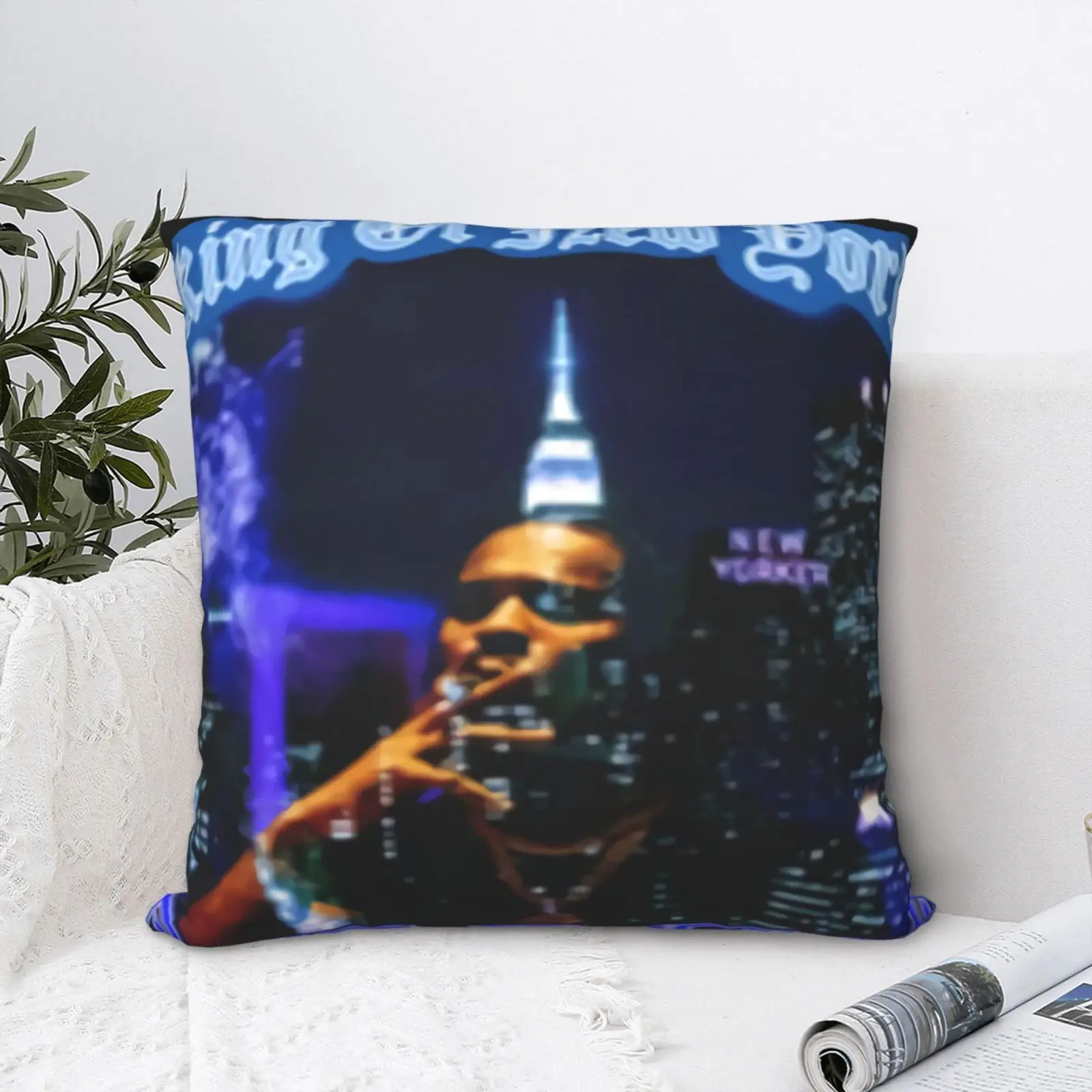 

Oke Meet The Woo King Of наволочка для подушки, декоративные подушки для дивана, черные наволочки для подушки, чехол для подушки на молнии, белый и черн...