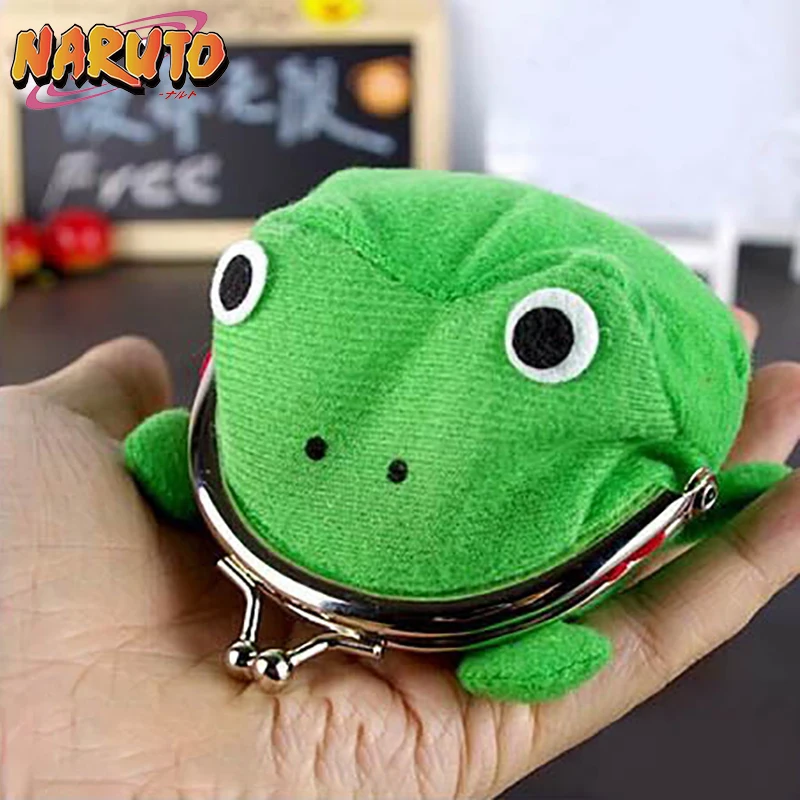 

Лидер продаж, классический кошелек Bandai Наруто удзумаки Наруто Джирайя кавайная Мини-Лягушка 10 см, кошелек для монет, детский подарок на день...