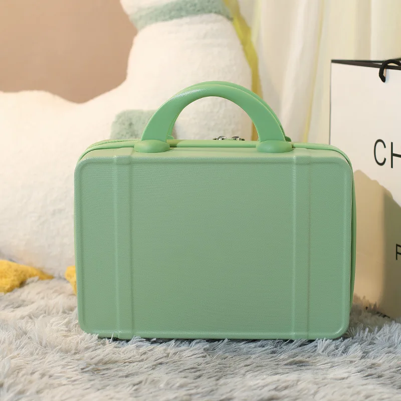 

2023 Vintage Makeup 14 inch Travel Small Fresh Suitcase