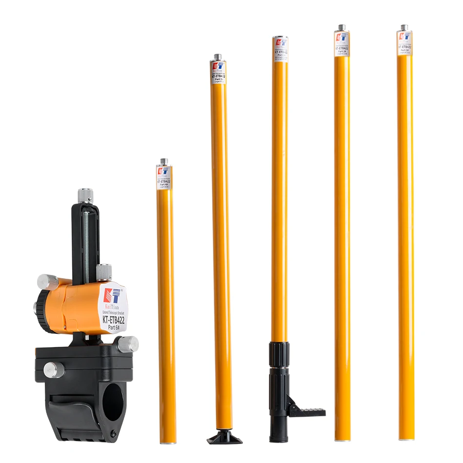 Kaitian 4.22m Nível Laser Estender Suporte Telescópico Haste Poderoso Multi-funcional Suporte para Linha Verde Níveis Nivel Lasers 360