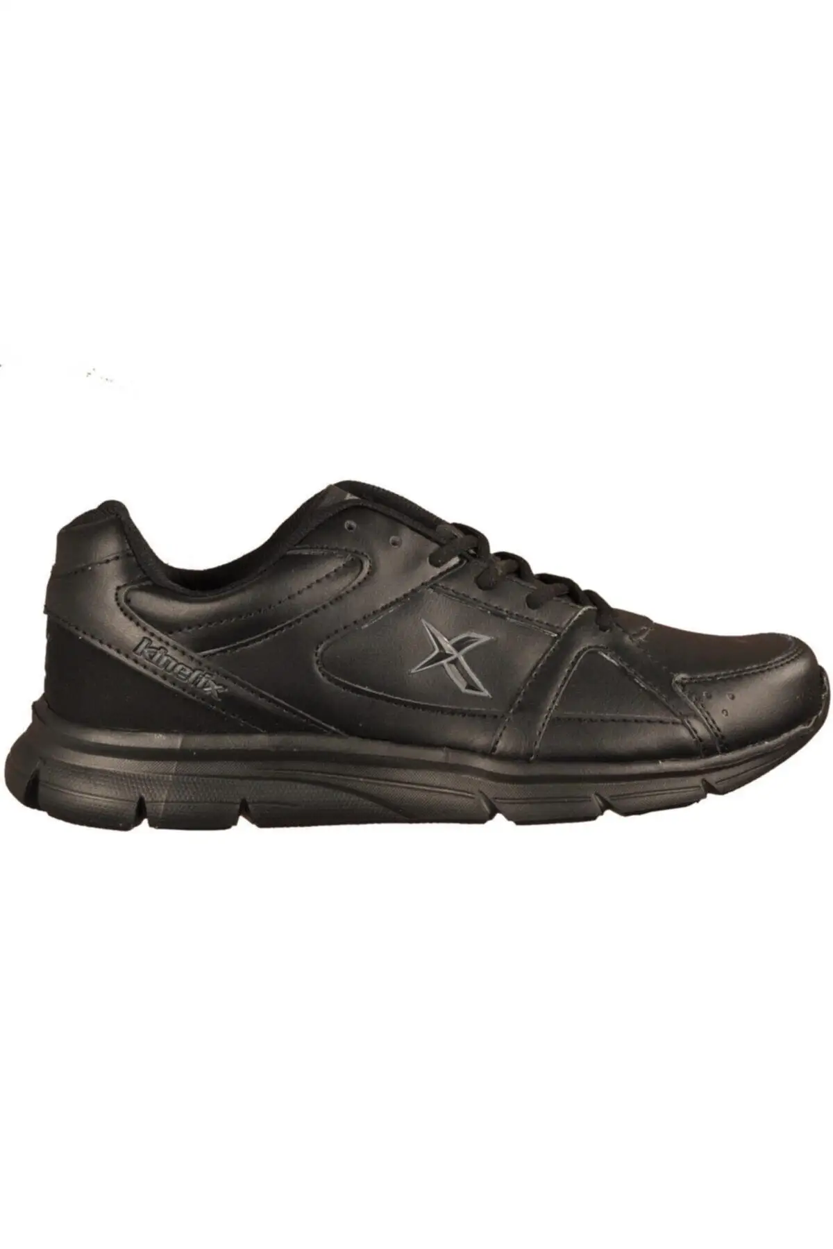 

Men Sport Footwear Kalen PU Black Running Breathable Sneakers Lightweight Trainers Vulcanize Shoes Comfort Cool