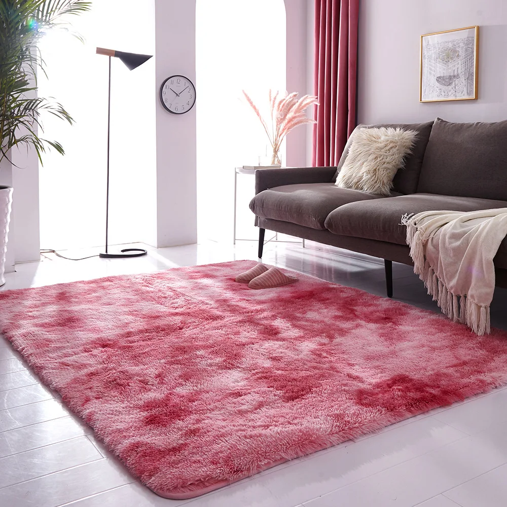Plush Carpet for Living Room Fluffy Rug Children Bed Room Thick Floor Carpets Window Bedside Home Decor Rugs Soft Velvet Mat