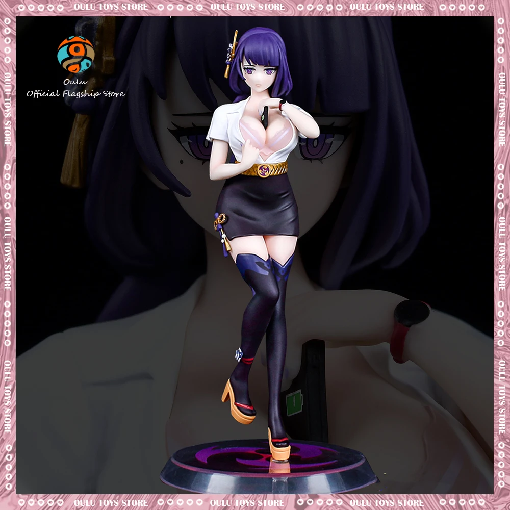 

Genshin Impact Raiden Shogun Anime Figure Sexy anime figure 22cm PVC Collection Decoration Action Figures Toys Kid Gifts