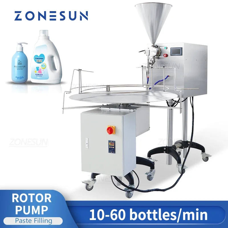 Наполнительная машина ZONESUN серводвигатель роторный насос наполнитель для