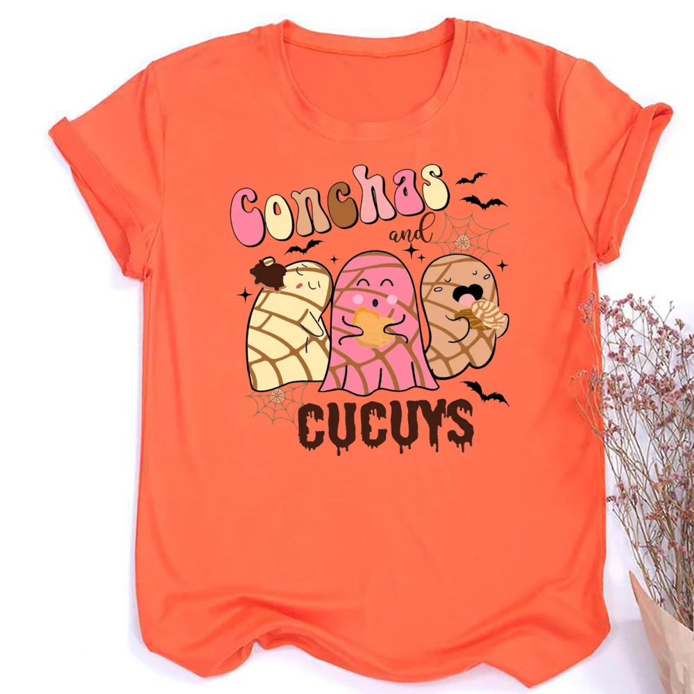 Женская летняя футболка с коротким рукавом в виде призрака