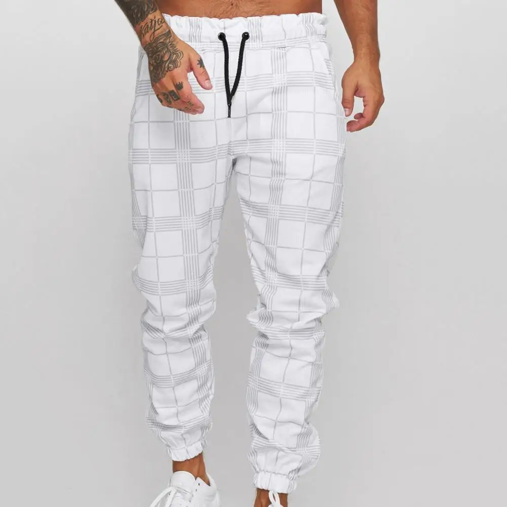 

Простые спортивные брюки, уличная одежда, брюки с завязками на щиколотке, облегающие повседневные мужские брюки для дома