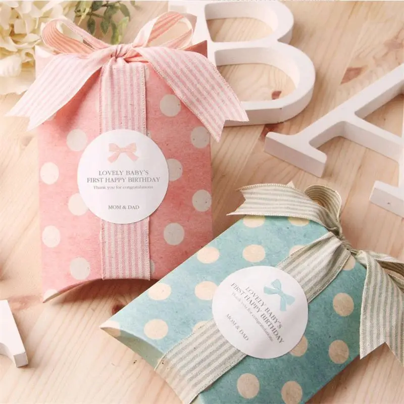 Es Birthday Wedding Favors Wrapped Boxes Baby Shower Holiday Party Gift Box Deco