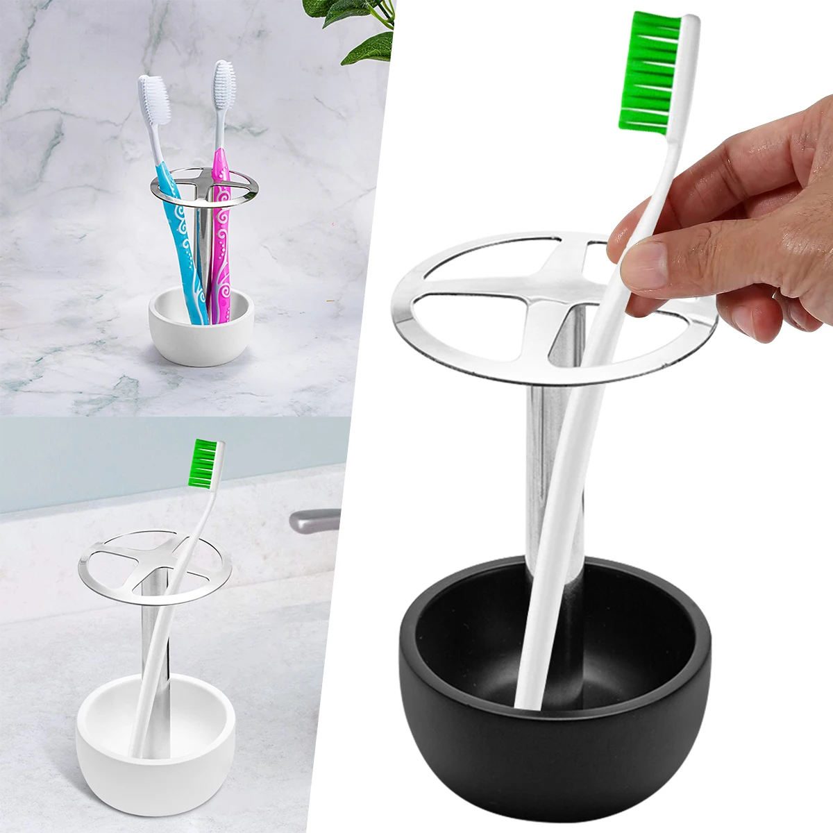 

Подставка для зубных щёток, из нержавеющей стали