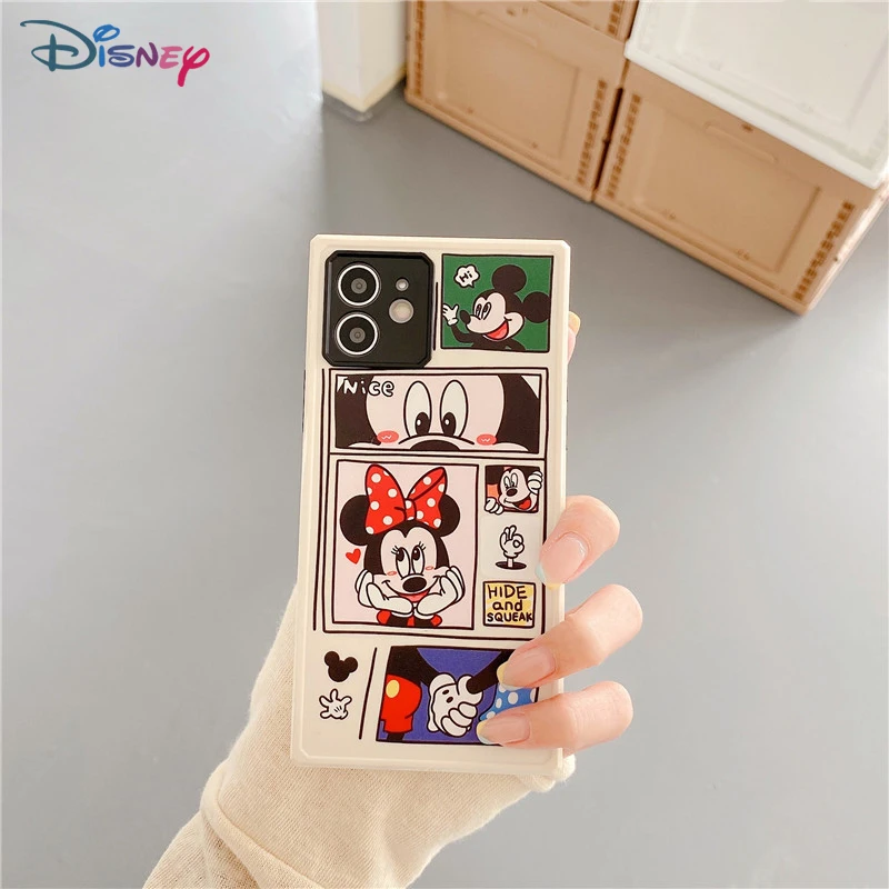 

Disney Mickey Minnie Cute iPhone Case for IPhone 13 13Pro 12 12Pro 11 11Pro Max for Girls Donald Duck Cartoon Case Couples Gift