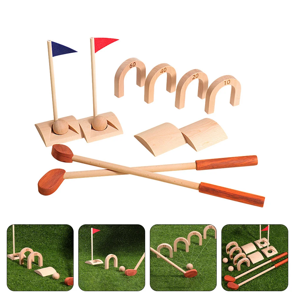 

Golf Toy Preschool Games Toys Wood Golfs Kidcraft Playset Interactive Sports Props