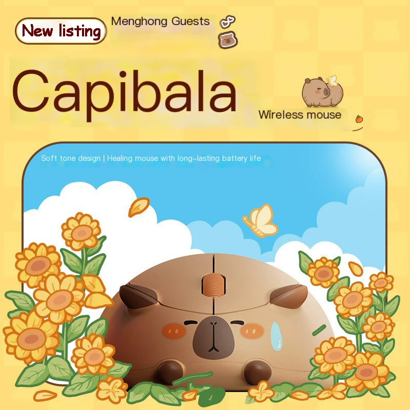 Новая Милая беспроводная мышь 2 4G миниатюрная Бесшумная с длительной