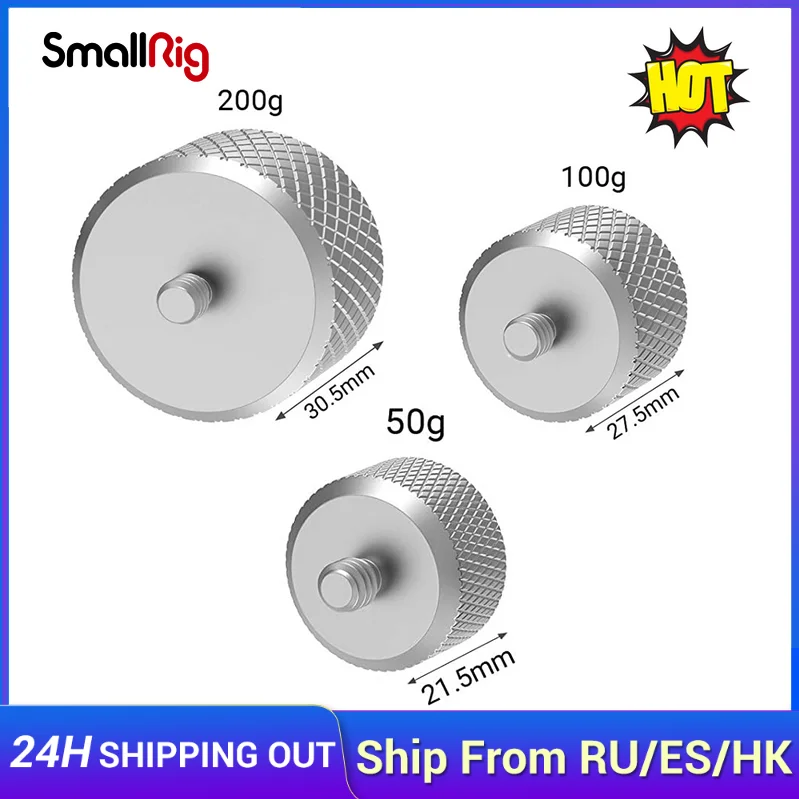 

Противовес SmallRig для DSLR-камеры (200 г) для DJI Ronin S и стабилизатор Zhiyun Gimbal Stabilizer 2285