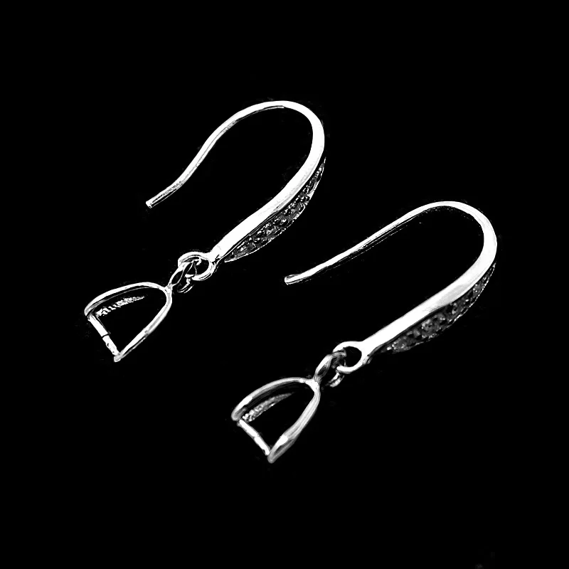 

Серьги-застежки из серебра 3,5 пробы, 925 х25 мм