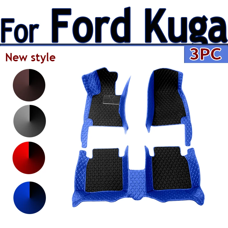 

Car Floor Mats For Ford Kuga 2013 2014 2015 2016 2017 2018 Custom Auto Foot Pads Automobile Carpet Cover Interior Accessories