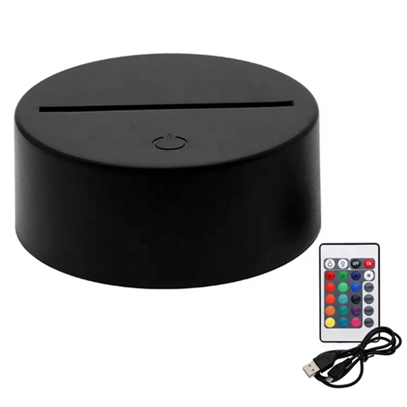 

ABS Acrylic Hitam 3D Led Light Night Light Base Ka,ABS Acrylic Black 3D Led Lamp Night Light Base