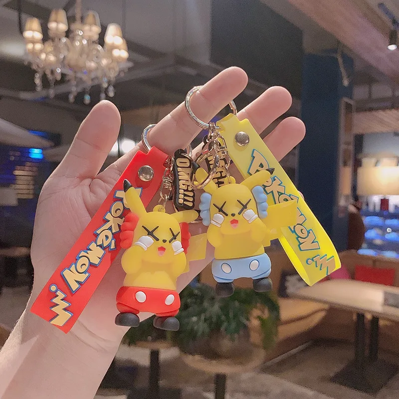 

Pokémon Creative Key Chain Car Cute Doll Key Pendant Small Jewelry Bag Pendant Key Chain Christmas Gifts Anniversary Gift