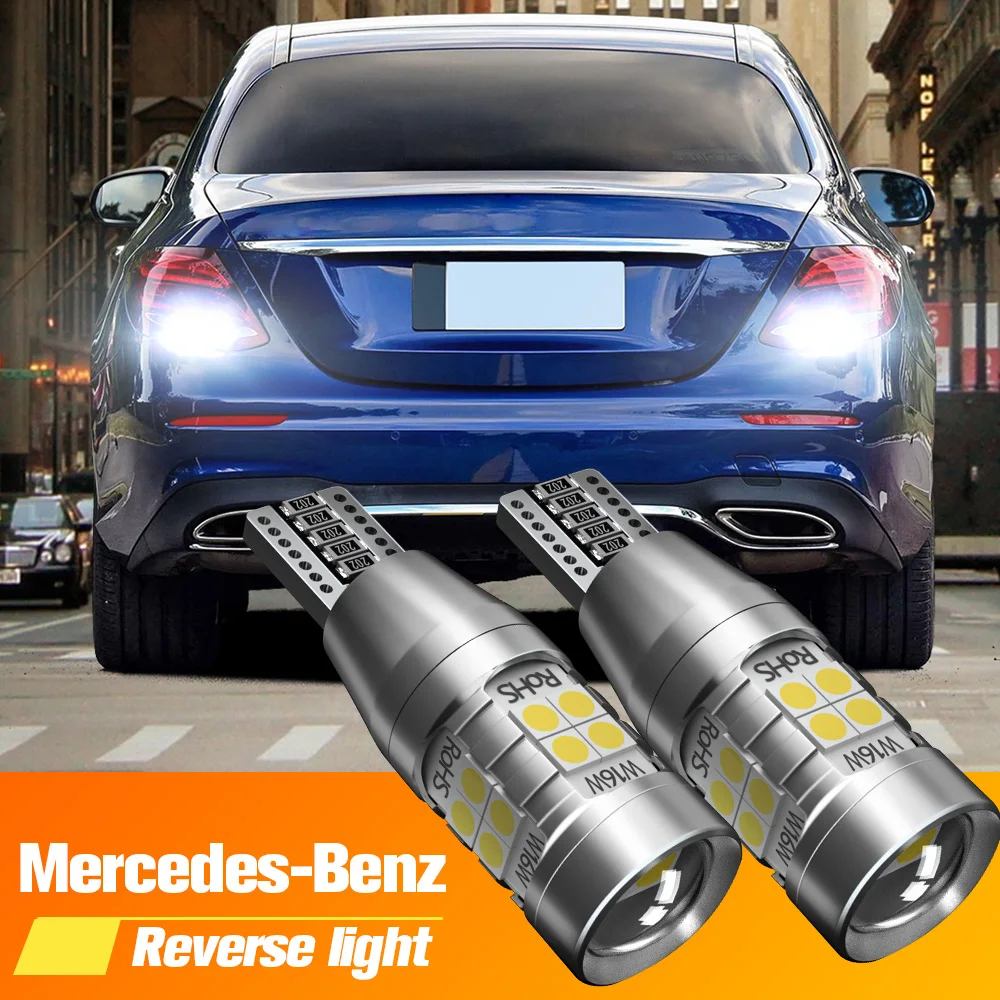 

2pcs LED Backup Light Blub Reverse Lamp W16W T15 921 Canbus No Error For Mercedes Benz X253 C253 W166 W251 V251 W221 C216 R172