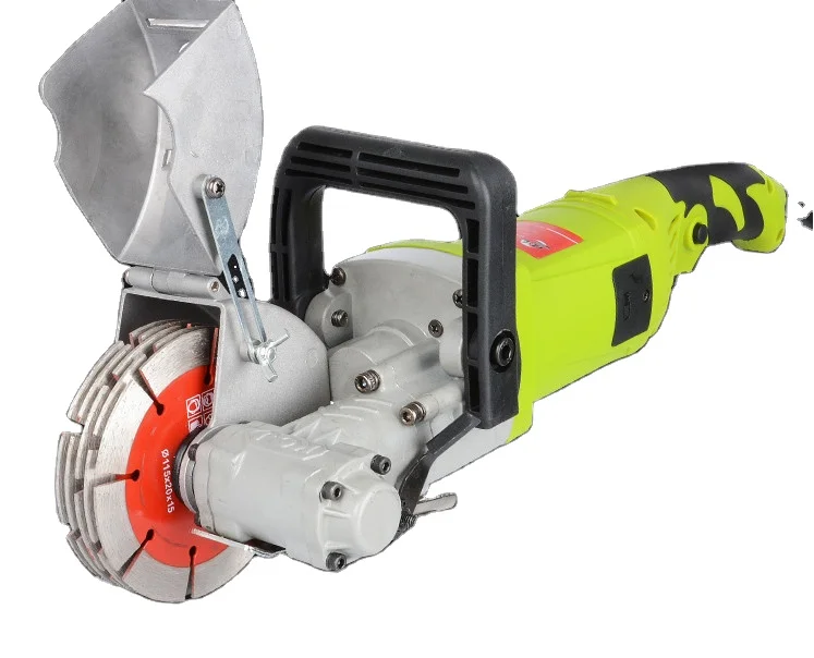 

Wall chaser slotting machine one-time cutting machine high-power dust-free hydropower project installation wall concrete