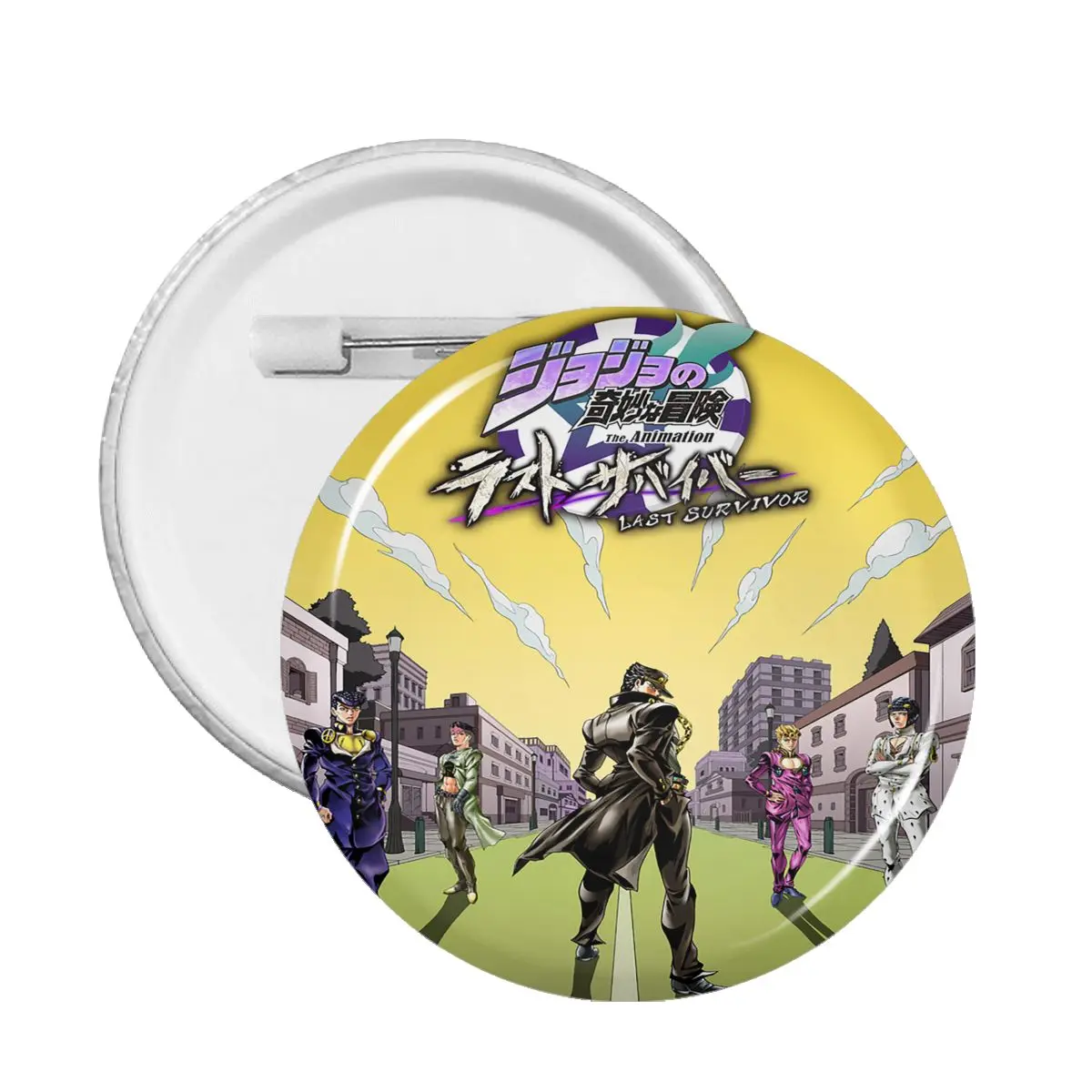 

PVC Anime Jojos Bizarre Adventure Collar Badge Awesome Badge Pins Brooch for Hat Jewelry Accessories Gift