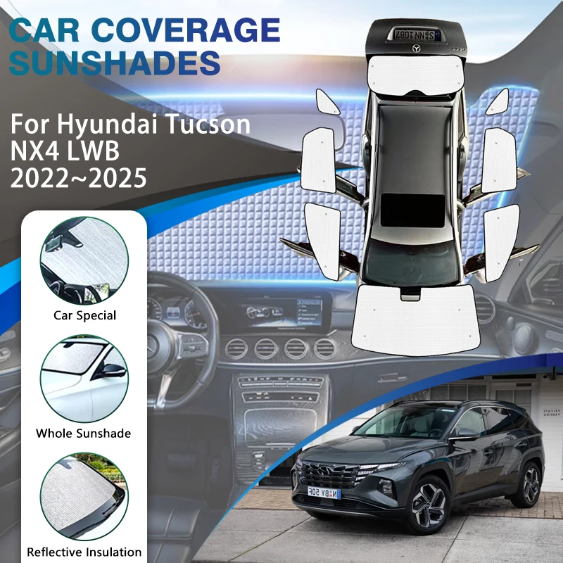 

Солнцезащитные очки для Hyundai Tucson NX4 LWB 2022 2023 2024 2025