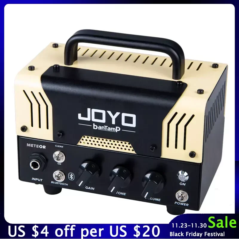 

JOYO Guitar Amplifier Head Dual Channel Guitar Tube Amplifier Head BanTamp METEOR Mini Guitar Amp For 20 Watt Electric Guitar