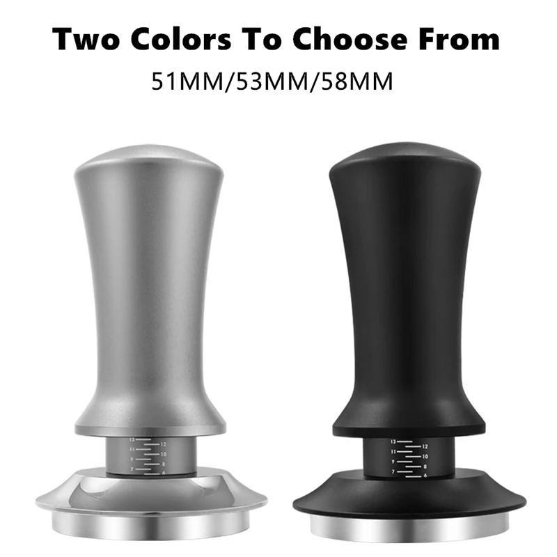 

51 мм/53 мм/58 мм молоток из нержавеющей стали для вскрытия кофе эспрессо, 30 фунтов, подпружиненная посуда для кофе, аксессуары