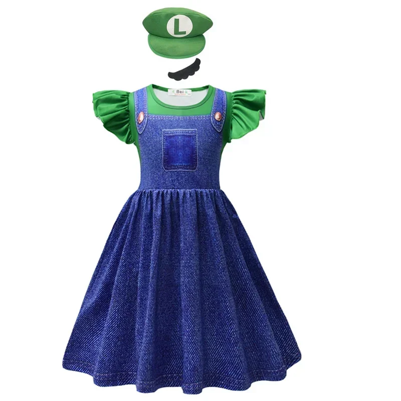 Новый аниме Super Luigi-Lover Bros карнавальный костюм на Хэллоуин братья-сантехника шляпа
